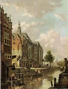 European city landscape, street landsacpe, construction, frontstore, building and architecture. 123 unknow artist